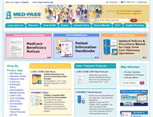 Tablet Screenshot of med-pass.com